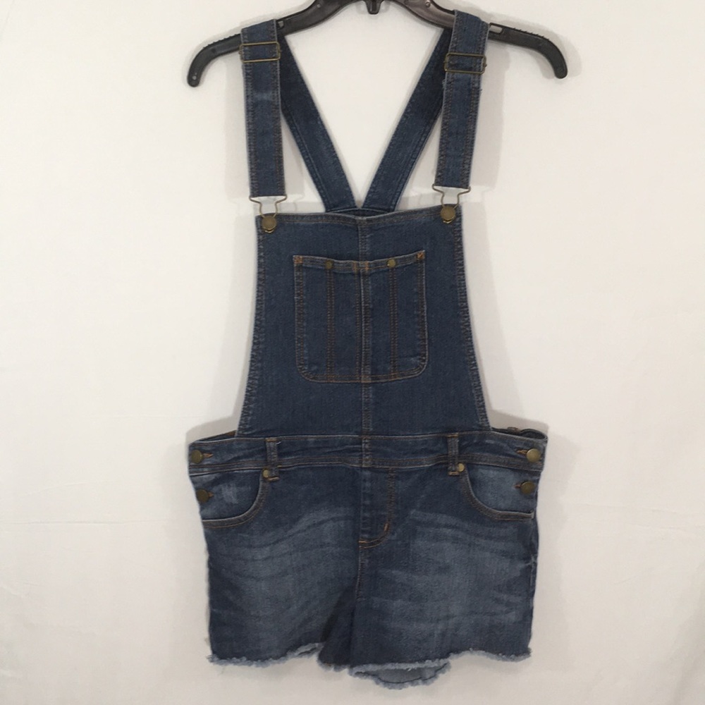 Denim Short Overalls
